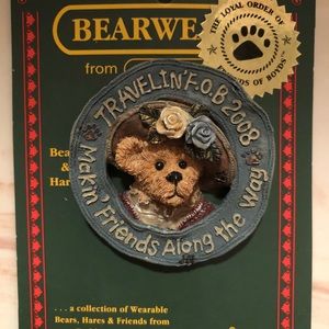 Boyd’s Bear Ms Luvsabunch Brooch-FOB 2008